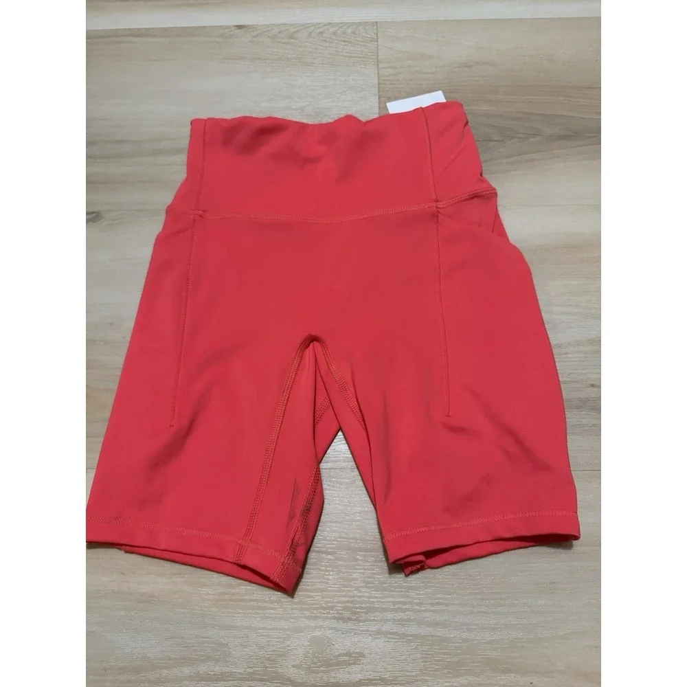 NWT DSG Activate High-Rise Bike Shorts Coral Women's Size XS